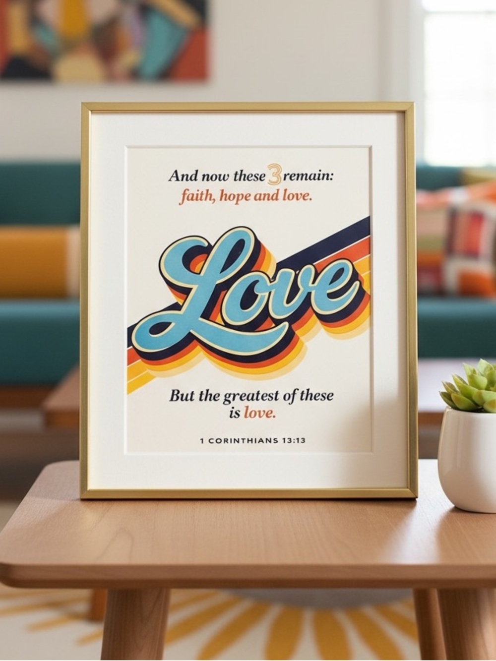 DDS Art Print, 8x10, Bible Verse, Paper Print, Unframed, Bold Series